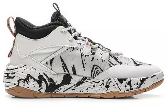 Кроссовки XTEP Lifestyle Shoes Men Mid-top White/Black, белый/черный