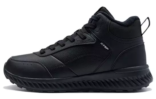 Кроссовки XTEP Lifestyle Shoes Men Mid-top Black, черный