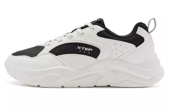 Кроссовки XTEP Lifestyle Shoes Women's Low-top White/Black, белый/черный