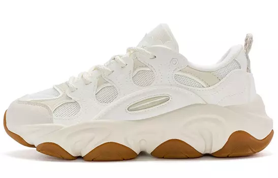 Кроссовки XTEP Lifestyle Shoes Women's Low-top Sail White/white Sand Gray, белый