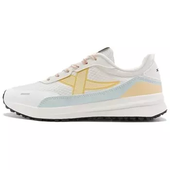 Кроссовки XTEP Lifestyle Shoes Women's Low-top White/Blue/Yellow/Red, красный