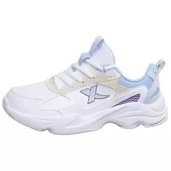 Кроссовки XTEP Lifestyle Shoes Women's Low-top Sail White/beige/sunset Blue, белый/синий