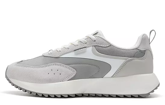 Кроссовки XTEP Lifestyle Shoes Women's Low-top Plain Grey / Pigeon Grey, серый