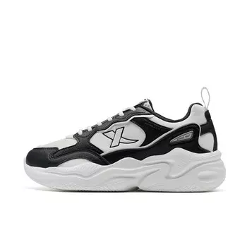 Кроссовки XTEP Lifestyle Shoes Women's Low-top White/Black, белый/черный