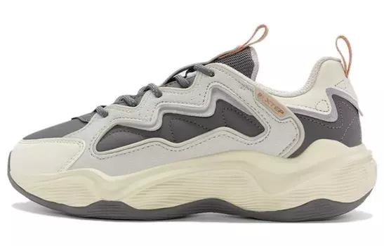 Кроссовки XTEP Lifestyle Shoes Women's Low-top, серый/белый