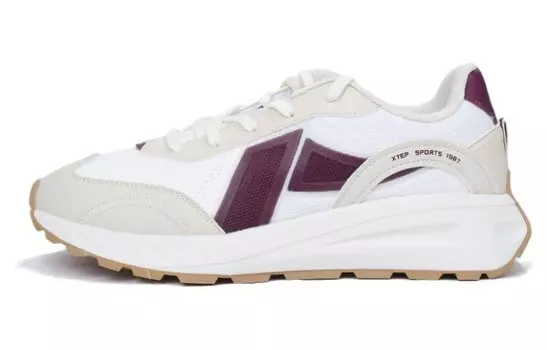Кроссовки XTEP Lifestyle Shoes Women's Low-top Sail White/tea White, белый