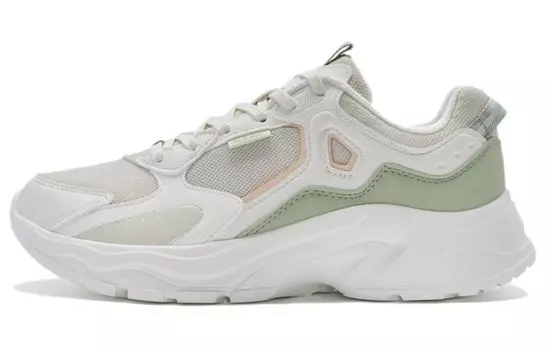 Кроссовки XTEP Lifestyle Shoes Women's Low-top White/Green, зеленый