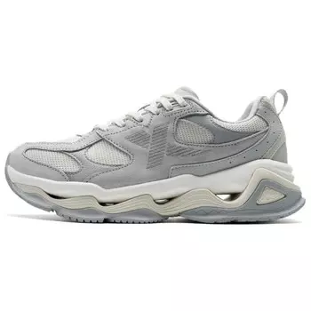 Кроссовки XTEP Lifestyle Shoes Women's Low-top Phantom Gray/White Sand Gray/Blue Wood Gray, синий
