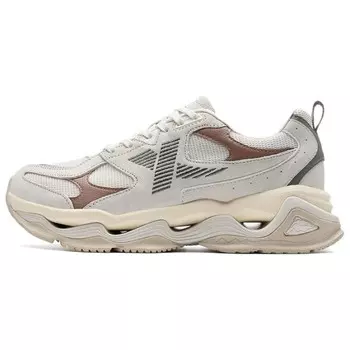 Кроссовки XTEP Lifestyle Shoes Women's Low-top White Sand Ash / Fungus Mushroom Brown, белый