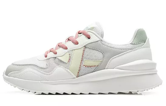 Кроссовки XTEP Lifestyle Shoes Women's Low-top Sail White/light Hemp Gray, белый