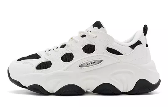 Кроссовки XTEP Lifestyle Shoes Women's Low-top White/Black, белый/черный