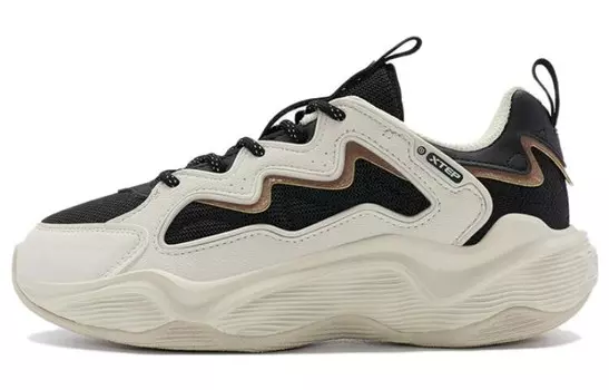 Кроссовки XTEP Lifestyle Shoes Women's Low-top, черный/белый