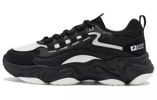 Кроссовки XTEP Lifestyle Shoes Women's Low-top Black/white, черный/белый