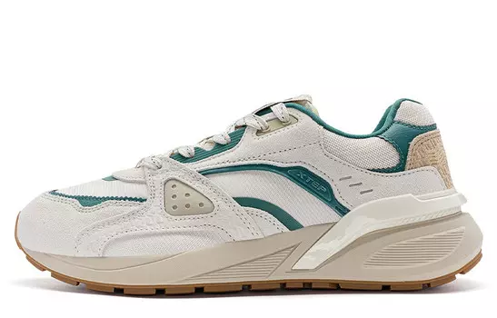 Кроссовки XTEP Light-year 5.0 Lifestyle Shoes Men Low-top Brown White/velvet Pine, коричневый