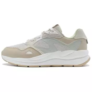 Кроссовки XTEP Light-year 5.0 Lifestyle Shoes Women's Low-top White/Clay/Green, зеленый
