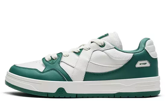 Кроссовки XTEP MAXX1.0 Skateboarding Shoes Men Low-top Deep Emerald Green/sail White, зеленый