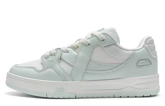Кроссовки XTEP MAXX1.0 Skateboarding Shoes Women's Low-top Pale Fruit Green/sail White, зеленый