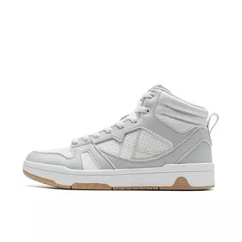 Кроссовки XTEP MAXX LITE Skateboarding Shoes Women's High-top Sail White/moonlime, белый