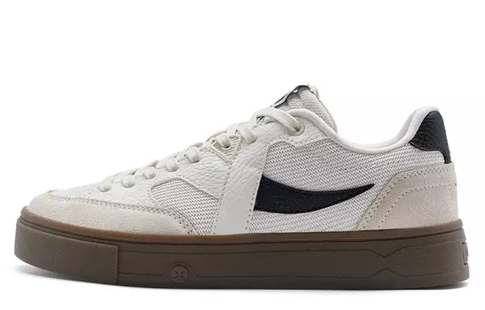 Кроссовки XTEP MAXX-SE Skateboarding Shoes Women's Low-top Off Black, серый/черный