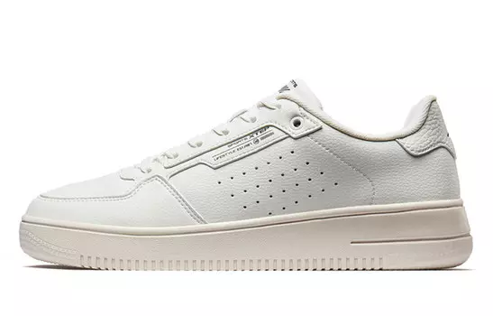 Кроссовки XTEP Skateboard Shoes Men Low-Top White Black