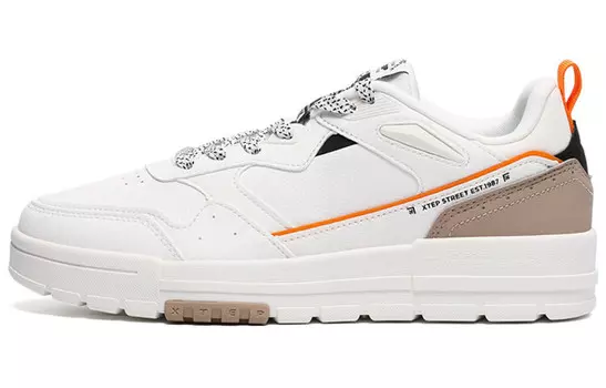 Кроссовки XTEP Skateboard Shoes Men Low-Top White