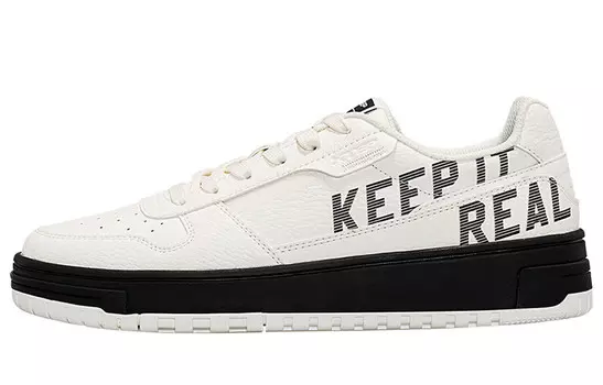 Кроссовки XTEP Skateboard Shoes Men Low-Top White Black