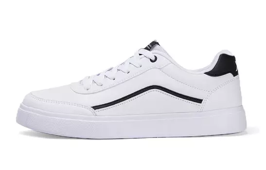 Кроссовки XTEP Skateboard Shoes Men Low-Top White Black