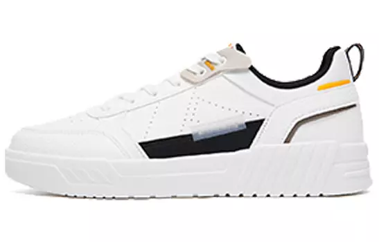 Кроссовки XTEP Skateboard Shoes Men Low-Top Canvas White Black