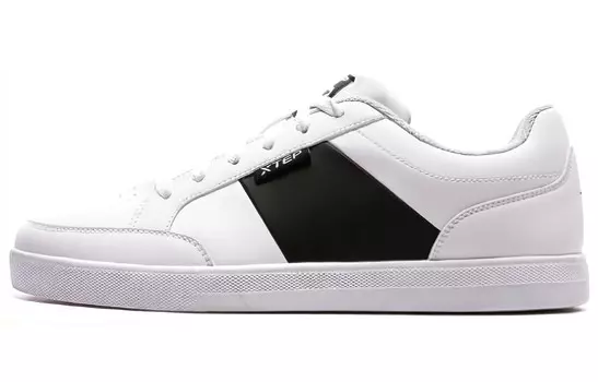 Кроссовки XTEP Skateboard Shoes Men Low-Top White Black
