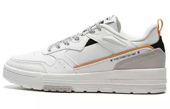 Кроссовки XTEP Skateboard Shoes Women's Low-Top White, белые Xtep