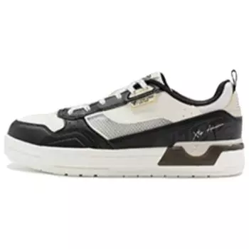 Кроссовки XTEP Skateboard Shoes Women's Low-Top Black/Sail White