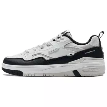 Кроссовки XTEP Skateboard Shoes Women's Low-Top Black White