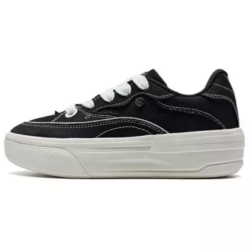 Кроссовки XTEP Skateboard Shoes Women's Low-Top Black White