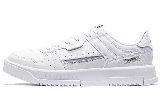 Кроссовки XTEP Skateboard Shoes Women's Low-Top White, белые Xtep