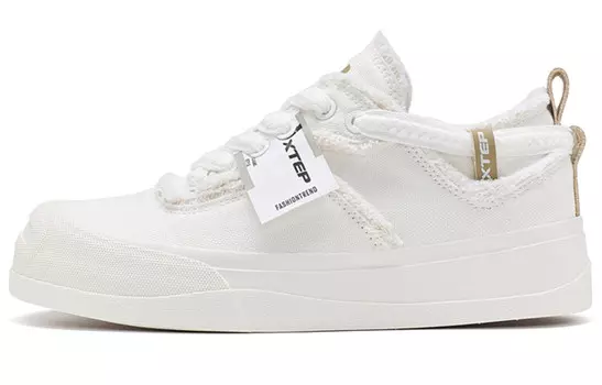 Кроссовки XTEP Skateboard Shoes Women's Low-Top White, белые Xtep