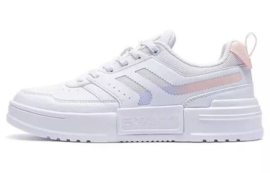 Кроссовки XTEP Skateboard Shoes Women's Low-Top White