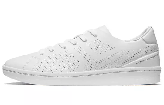 Кроссовки XTEP Skateboard Shoes Women's Low-Top White, белые Xtep