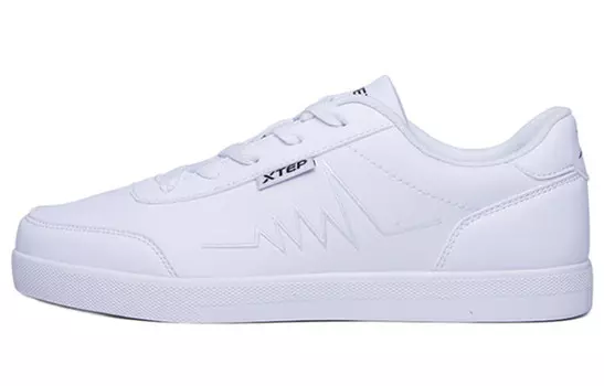 Кроссовки XTEP Skateboard Shoes Women's Low-Top White, белые Xtep