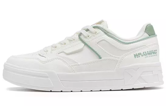 Кроссовки XTEP Skateboard Shoes Women's Low-Top White