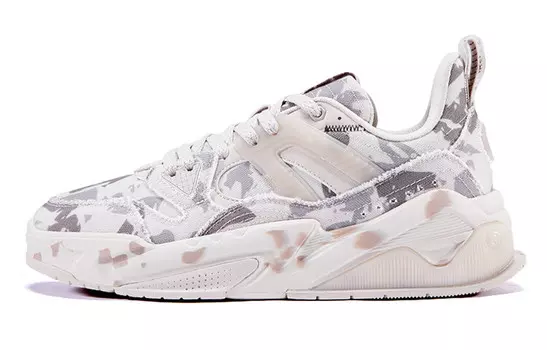 Кроссовки XTEP Skateboarding Shoes Men Low-top Ivory White/apricot, слоновая кость