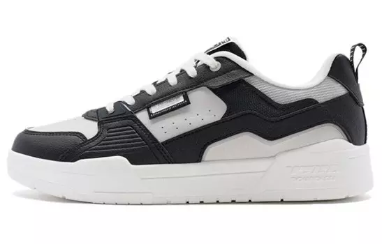 Кроссовки XTEP Skateboarding Shoes Men Low-top Black/Gray, черный/серый