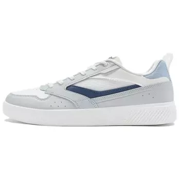 Кроссовки XTEP Skateboarding Shoes Men Low-top Moon Lime / Sail White, белый