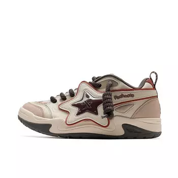 Кроссовки XTEP Skateboarding Shoes Men Low-top Hazelnut Color / Reddish-brown, коричневый