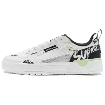 Кроссовки XTEP Skateboarding Shoes Men Low-top White/Green, зеленый