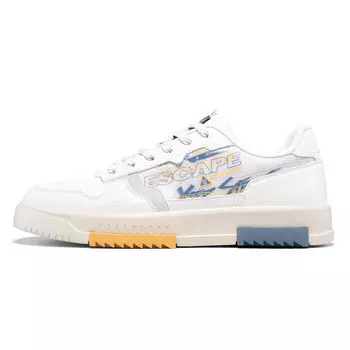 Кроссовки XTEP Skateboarding Shoes Men Low-top Sail White, белый