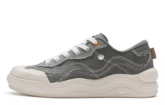 Кроссовки XTEP Skateboarding Shoes Men Low-top Fir Green, зеленый