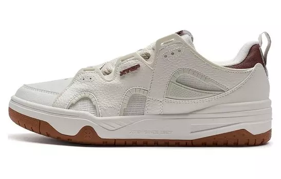 Кроссовки XTEP Skateboarding Shoes Men Low-top Light Gray, светло-серый