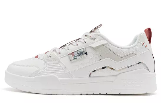 Кроссовки XTEP Skateboarding Shoes Men Low-top Sail White/tea White, белый