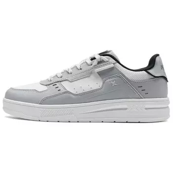 Кроссовки XTEP Skateboarding Shoes Men Low-top Gray/White, серый/белый