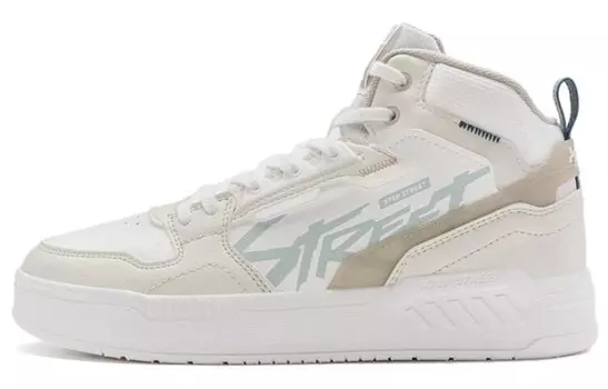 Кроссовки XTEP Skateboarding Shoes Women's High-top Off White, цвет Off White
